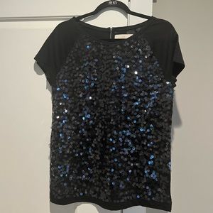 Never worn Loft tshirt with sequins